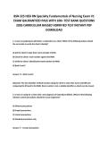 BSN 225 HESI RN Specialty Fundamentals of Nursing Exam V1&NewLine;EXAM GAURANTEED PASS WITH 100&plus; TEST BANK QUESTIONS&NewLine;2026 CARRICULUM BASSED VERRIFIED TEST INSTANT PDF&NewLine;DOWNLOAD