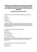 GNRS 610&colon; Understanding Kidney Function Disorders EXAM&NewLine;GAURANTEED PASS WITH 100&plus; TEST BANK QUESTIONS&NewLine;2026 CARRICULUM BASSED VERRIFIED TEST INSTANT PDF&NewLine;DOWNLOAD&NewLine;Comprehensive Final Examination