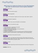 BUNDLE FOR APHY 102 EXAMS with  UPDATED Questions and 100&percnt; Correct Answers