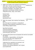 SEJPME II - Introduction to Joint Fundamentals Exam with all Correct & 100&percnt; Verified Answers &vert;Already Graded A&plus;