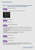 APHY 102 Ch 16&colon; Immune System Ivy Tech Questions with 100&percnt;&NewLine;Verified Answers Latest Update 2026&sol;2027
