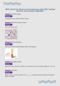 APHY 102 Ch 18&colon; Blood Ivy Tech Questions with 100&percnt; Verified&NewLine;Answers Latest Update 2026&sol;2027&NewLine;