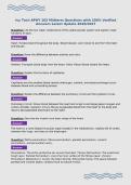 Ivy Tech APHY 102 Midterm Questions with 100&percnt; Verified&NewLine;Answers Latest Update 2026&sol;2027
