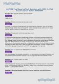 A&P 102 Final Exam Ivy Tech Questions with 100&percnt; Verified&NewLine;Answers Latest Update 2026&sol;2027