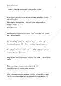 NUR 113 Final Exam Questions And Correct Verified Answers