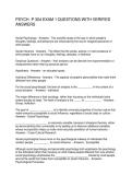 PSYCH -P 304 EXAM 1 QUESTIONS WITH VERIFIED ANSWERS