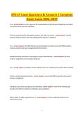 EPD v7 Exam Questions & Answers Complete Study Guide 2026&ndash;2027