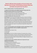Obstetrics &lpar;OB&rpar; Exam Review Questions and Correct Answers with&NewLine;Rationales Latest Test Bank &sol; NUR 204 Maternal Newborn &lpar;Maternity&rpar;&NewLine;and Pediatric Nursing Real Exam Prep &lpar;New&excl;&rpar;