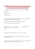 EPD Protocol Pilot Guide v7 Complete Study Guide&comma; Practice Questions & Exam Prep 2026&ndash;2027