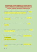 DHS MANDATORY RECORDS MANAGEMENT FOR EVERYONE &lpar;TEST&NewLine;OUT&rpar; EXAM LATEST 2026 UPDATED QUESTIONS AND VERIFIED 100&percnt; &NewLine;SOLUTIONS &lpar;2026&sol;2027&rpar; &vert;A&plus; GRADED &vert;GUARANTEED PASS