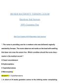 OB&lowbar;HESI&lowbar;Maternity&lowbar;Version&lowbar;2&lowbar;Exam&lowbar;Questions&lowbar;and&lowbar;Verified&lowbar;Answers