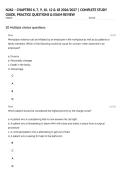 N262 &ndash; CHAPTERS 6&comma; 7&comma; 9&comma; 10&comma; 12 & 18 2026&sol;2027 &vert; COMPLETE STUDY GUIDE&comma; PRACTICE QUESTIONS & EXAM REVIEW