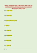 MEDICAL TERMINOLOGY &lpar;HOSA BOWL&rpar; PRACTICE EXAM LATEST 2026 &NewLine;UPDATED QUESTIONS AND VERIFIED 100&percnt; SOLUTIONS &lpar;2026&sol;2027&rpar; &NewLine;&vert;A&plus; GRADED &vert;GUARANTEED PASS
