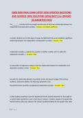 QMB 3200 FINAL EXAM LATEST 2026 UPDATED QUESTIONS &NewLine;AND VERIFIED 100&percnt; SOLUTIONS &lpar;2026&sol;2027&rpar; &vert;A&plus; GRADED &NewLine;&vert;GUARANTEED PASS 