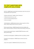TCI TEST QUESTIONS WITH COMPLETE SOLUTIONS