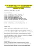 ECCO Final Exam Actual 2026&sol;2027 with Detailed Rationales &vert; Complete Exam-Style Questions &vert; 100&percnt; Verified &vert; Pass Guaranteed - A&plus; Graded