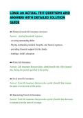 LOMA 281 ACTUAL TEST QUESTIONS AND ANSWERS WITH DETAILED SOLUTION GUIDE
