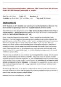 EXAM I FINANCIAL ACCOUNTING QUESTIONS AND ANSWERS 100&percnt; CORRECT &lpar;COUNTS 20&percnt; OF COURSE GRADE&rpar;&colon; MGT 8803 BUSINESS FUNDAMENTALS FOR ANALYTICS &vert; 2026 UPDATE &vert; 100&percnt; CORRECT&period;