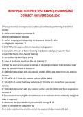 IRRSP Practice Prep Test Exam Questions and Correct Answers 2026&sol;2027 &vert; Complete Certification Exam Preparation Guide