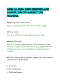 LOMA 281 EXAM PREP QUESTIONS AND ANSWERS GRADED A PLUS STUDY RESOURCE
