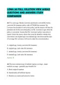 LOMA 281 FULL SOLUTION VIEW AHEAD QUESTIONS AND ANSWERS STUDY COMPANION