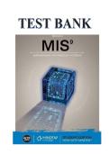 Test Bank &mdash; Management Information Systems &lpar;9th Edition&rpar; by Bidgoli