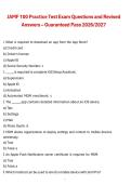 JAMF 100 Practice Test Exam Questions and Revised Answers 2026&sol;2027 &vert; Complete Certification Exam Study Guide