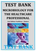 Microbiology for the Healthcare Professional 2nd Edition VanMeter Test Bank