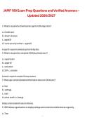 JAMF 100 Exam Prep Questions and Verified Answers &ndash; Updated 2026&sol;2027 &vert; Complete Certification Exam Review Guide