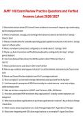 JAMF 100 Exam Review Practice Questions and Verified Answers &ndash; Latest 2026&sol;2027 &vert; Complete Certification Exam Study Guide