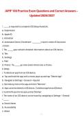 Package deal for JAMF 100 Practice Exam Questions and Correct Answers &ndash; Updated 2026&sol;2027 &vert; Complete Certification Exam Study Guide