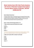 Master Gardener Exam 2026 &ndash;Best Practice Questions&NewLine;with Answers & Rationales Complete Study Guide for&NewLine;Extension Master Gardener Certification &vert; INSTANT&NewLine;DOWNLOAD PDF