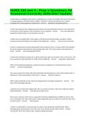 NURS 332 test 3 - Prep u Questions All Answered Correctly 2026-2027 Update&period;&NewLine;&NewLine;