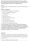 NETTCP FIELD TECHNICIAN CERTIFICATION EXAM STUDY GUIDE &vert; TESTBANK &vert;&NewLine;PRACTICE QUESTIONS & ANSWERS &vert; EXAM PREPARATION &vert; ADVANCED REVIEW &vert;&NewLine;COMPREHENSIVE PRACTICE EXAM &vert; LATEST UPDATE 2026&sol;2027
