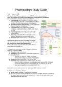 NURS 8024 Pharmacology Test 1 Study Guide &vert; 2026 Update with complete solutions - UC&period;&NewLine;