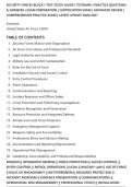 SECURITY FORCES BLOCK 1 TEST STUDY GUIDE &vert; TESTBANK &vert; PRACTICE QUESTIONS&NewLine;& ANSWERS &vert; EXAM PREPARATION &vert; CERTIFICATION EXAM &vert; ADVANCED REVIEW &vert;&NewLine;COMPREHENSIVE PRACTICE EXAM &vert; LATEST UPDATE 2026&sol;2027