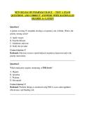 NEW RELIAS RN PHARMACOLOGY &ndash; TEST A EXAM  QUESTIONS AND CORRECT ANSWERS WITH RATIONALES  GRADED A&plus; LATEST