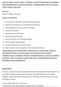 NUR 215 EXAM 3 STUDY GUIDE &vert; TESTBANK &vert; PRACTICE QUESTIONS & ANSWERS &vert;&NewLine;EXAM PREPARATION &vert; ADVANCED REVIEW &vert; COMPREHENSIVE PRACTICE EXAM &vert;&NewLine;LATEST UPDATE 2026&sol;2027