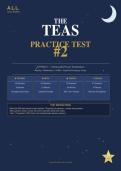 TEAS 7 Practice Test &num;2 &vert; Full-Length 170 Question Exam &plus; Answer Key & Rationales &vert; Reading&comma; Math&comma; Science & English &vert; ATI TEAS Study Guide  
