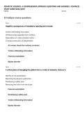 DOMESTIC VIOLENCE&colon; A COMPREHENSIVE APPROACH QUESTIONS AND ANSWERS &vert; COMPLETE STUDY GUIDE &lpar;2026&sol;2027&rpar;