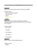 CST8244 Final Exam &ndash; Real-Time Programming Complete Quiz Submissions &lpar;2026 Verified Algonquin College Resource&rpar;