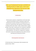 NSG 3130 Fundamental Concepts and Skills for Nursing Practice II &lpar;NSG 3130&rpar;&comma; 2026&ndash;2027 &ndash; Complete Exam Questions and Answers with Detailed Rationales