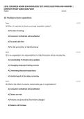 LEVEL 3 BUSINESS ADMIN EPA KNOWLEDGE TEST &lpar;MOCK&rpar; QUESTIONS AND ANSWERS &vert; COMPLETE STUDY GUIDE &lpar;2026&sol;2027&rpar;