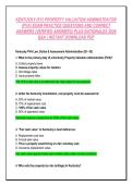 KENTUCKY &lpar;KY&rpar; PROPERTY VALUATION ADMINISTRATOR&NewLine;&lpar;PVA&rpar; EXAM PRACTICE QUESTIONS AND CORRECT&NewLine;ANSWERS &lpar;VERIFIED ANSWERS&rpar; PLUS RATIONALES 2026&NewLine;Q&A &vert; INSTANT DOWNLOAD PDF