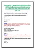 Kentucky &lpar;KY&rpar; Property Valuation Administrator Exam&NewLine;&ndash; 150 Practice Questions Complete Study Guide for&NewLine;PVA Certification &lpar;2026 Edition&rpar; latest update this&NewLine;year&period; Pdf