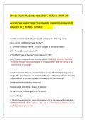 FP 511 EXAM PRACTICE 2026&sol;2027 &vert; ACTUAL EXAM 180&NewLine;QUESTIONS AND CORRECT ANSWERS &lpar;VERIFIED ANSWERS&rpar; &vert;&NewLine;GRADED A&plus; &vert; NEWEST UPDATE&period;