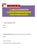 NR569&sol;NR 569 Final Exam Review&colon; Differential Diagnosis in Acute Care Practicum&comma; Expected Questions and Verified Answers 2026&sol;2027 &vert; 100&percnt; Correct - Chamberlain