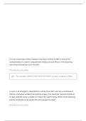 HESI LEADERSHIP FINAL EXAMS STUDY QUESTIONS WITH CORRECT ANSWERS