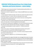 2026&sol;2027 NFHS Baseball Exam Part I Study Guide Questions and Correct Answers &ndash; Latest Update &vert; Complete Rules Certification Study Guide