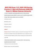 NUR 3300 Exam 3 V2 &vert; NUR 3300 Nursing &NewLine;Practice II &vert; Q&A with Rationale &lpar;NUR3300 &NewLine;Exam 3&rpar; &vert; William Paterson University